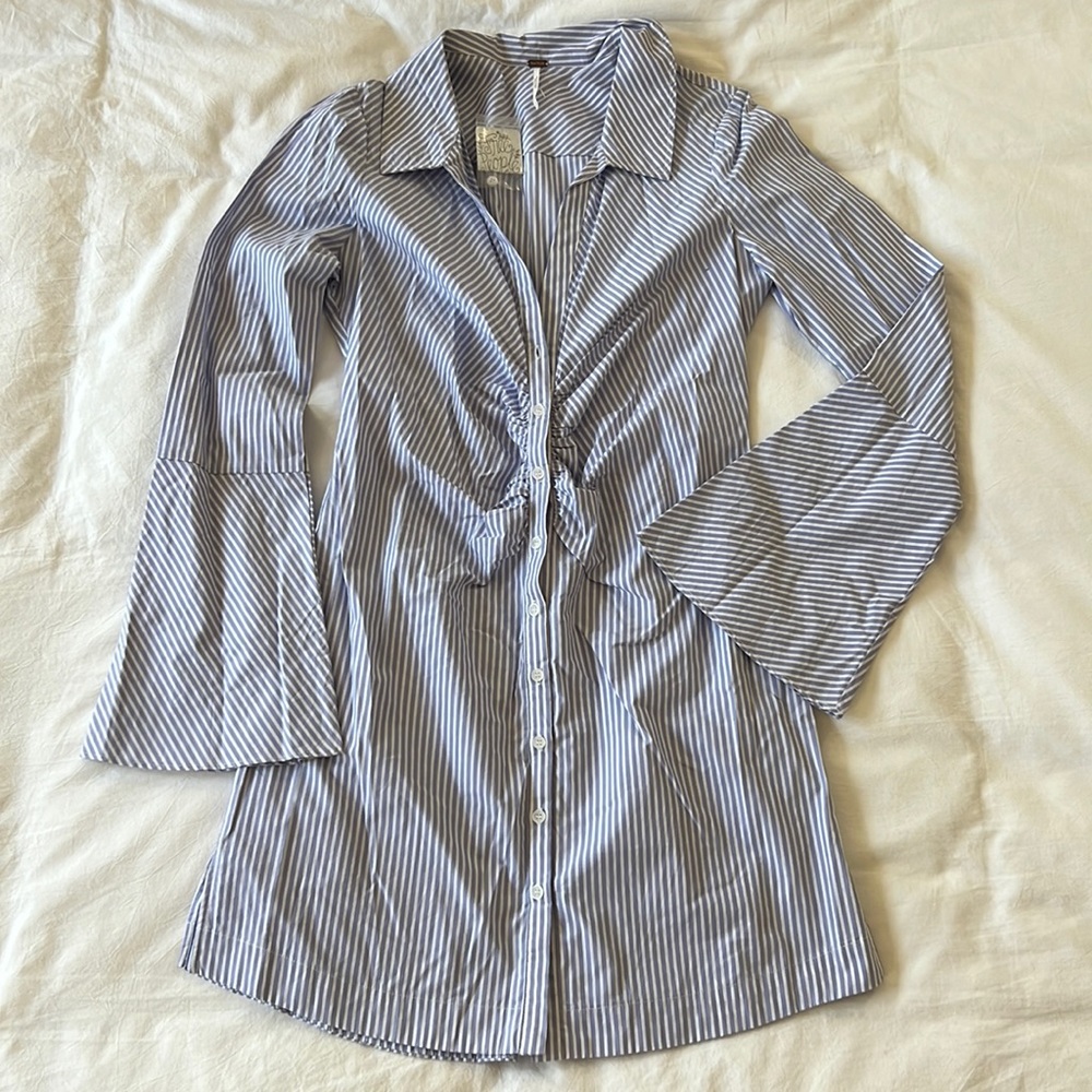BRAND NEW! Free People Pinstripe Dress